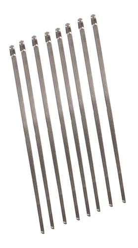 Stainless Steel Header Wrap Locking Ties - 8" - package of 8, 12, or 24